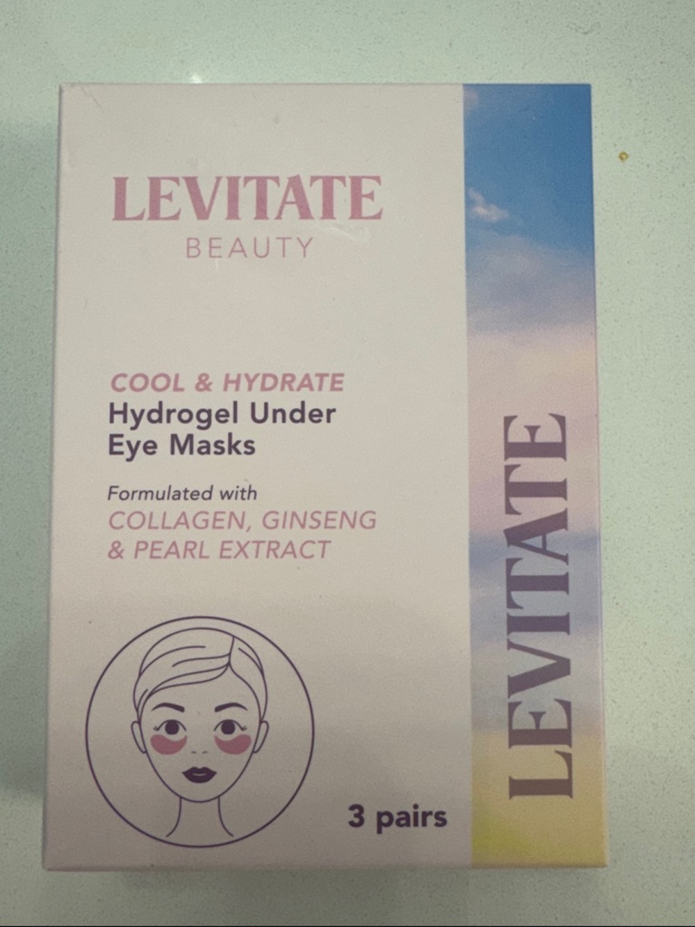 Levitate Beauty Cool & Hydrate Hydrogel Under Eye Masks